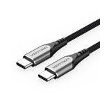 Cablu alimentare si date Vention, USB Type-C (T) la USB Type-C (T), 1.5m, 480 Mbps, , TPE + Nylon, negru, &quot;TADHG&quot; (timbru verde 0.08 lei) -69227947510
