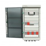 Tablou sigurante de protectie echipat 380V pentru sisteme fotovoltaice 10-20KW DC/AC cu 4 siruri/stringuri