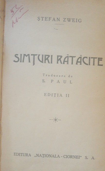 Simturi ravasite - Stefan Zweig