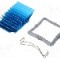 Radiator extrudat, aluminiu, 32.5mm x 32.5mm, albastru, Advanced Thermal Solutions - ATS-50325G-C1-R0