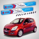 Cumpara ieftin Ștergătoare Suzuki Splash EX 2008-2014 | Set Față Flat Premium &ndash; TeamCar&reg;