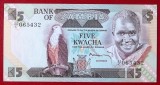 Zambia 5 kwacha 1980 (1988) sign 4 P25b rara UNC necirculata **