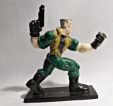 Chip Hazard Small Soldiers 1998 DreamWorks 6.5 cm commando figurina plastic C22