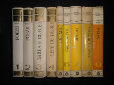 ZAHARIA STANCU - SCRIERI 9 volume (1971-1979, editie cartonata, seria completa) foto