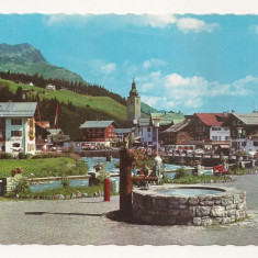 AT5 -Carte Postala-AUSTRIA- Dorfbrunnen in Lech am Arlberg, circulata