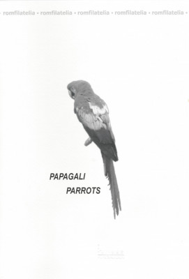 Romania, LP 1890a/2011, Papagali, carton filatelic foto