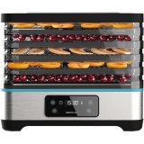 Deshidrator cu 5 tavi Cecotec VitaDry Pro, inaltime reglabila, ecran digital, Timer, 35-70 C