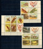 Cuba 1962 - Crăciun, fauna, animale, insecte, serie neuzata cu viniete