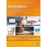 Schreiben (&iacute;r&aacute;sk&eacute;szs&eacute;g feladatok a k&ouml;z&eacute;p -&eacute;s emelt szintű &eacute;retts&eacute;gire &eacute;s k&ouml;z&eacute;pfok&uacute; nyellvizsg&aacute;kra - mintamegold&aacute;sokkal) - E-Mails, Meinungen, Leserbri, P&eacute;ntek Bernadett