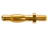 Mufă banană 4mm aurit &icirc;nşurubare