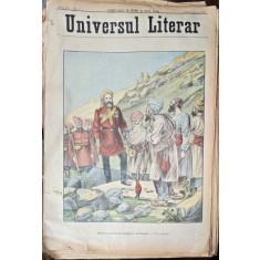 Revista Universul Literar nr.36/1897 pe coperta Recrutarea soldatilor indieni