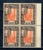 Hong Kong 1941 - Mi163 bloc de 4 nestampilat