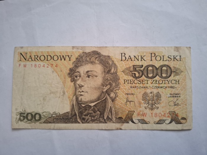 500 zloti 1982