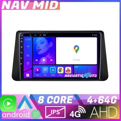 Navigatie Nissan Micra intre anii 2014 2019 EDOTEC-LITE Android Ecran 720P Octa Core 4 64 Carplay CarStore Technology