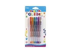 Pix cu gel Carioca Glitter 6 culori/set
