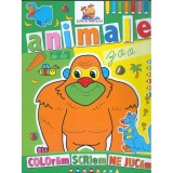 Cumpara ieftin Animale de la zoo. Carte de colorat, Lizuka Educativ
