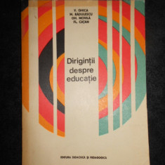 V. GHICA, M. RADULESCU - DIRIGINTII DESPRE EDUCATIE