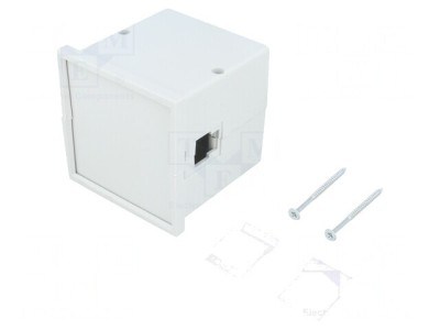 Carcasă panou ABS gri 72x72x73mm foto