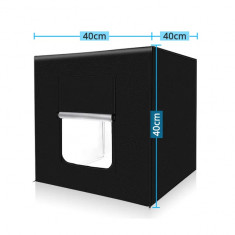 Cutie luminoasa Tvor 40 60 80cm softbox portabil cort foto lightbox cu 3 culori