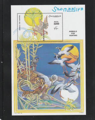 Somalia 1999-Fauna,Pasari,Pasari de prada,colita dantelata,MNH,Mi.58 foto