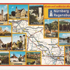 SG5 - Carte Postala - Germania, Nurnberg-Regensburg, Necirculata