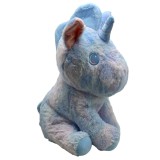 Jucarie unicorn din plus roz-albastru 40cm