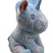 Jucarie unicorn din plus roz-albastru 40cm
