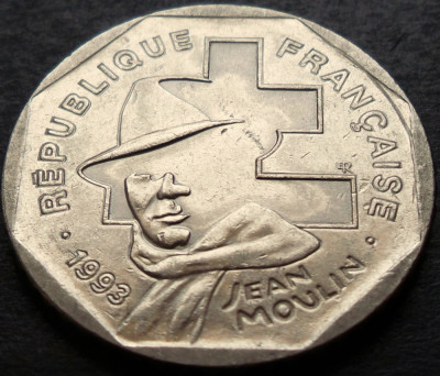Moneda 2 FRANCI - FRANTA, anul 1993 * cod 199 B foto