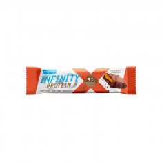 Baton proteic cu ciocolata si alune de padure Infinity Protein, 55g, Max Sport