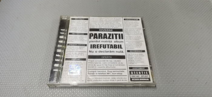 Paraziții &lrm;&ndash; Irefutabil(CD)2002