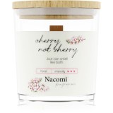 Nacomi Soy Candle Home Fragrances lum&acirc;nare parfumată cu fitil din lemn 140 g
