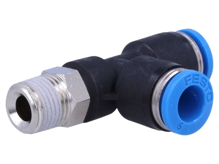 Conector Push-In T 6mm, PBT
