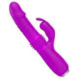Vibrator rabbit PRETTY LOVE Dorothy, 3 funcții de penetrare automată, 12 funcții de vibrație, rezistent la apă, mov