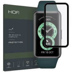 Folie Protectie Ecran HOFI pentru Huawei Band 6, Sticla Flexibila, 0.3mm, 7H, Neagra