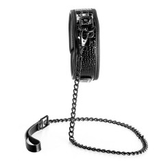 Zgarda cu Lesa Balze "Crocodile Dundee" - Negru##