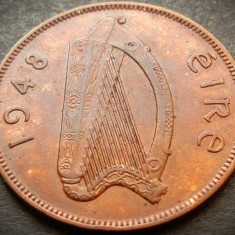Moneda istorica 1 PINGIN - IRLANDA, anul 1948 * cod 3399