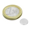 Magnet neodim disc &Oslash;10×1,5 mm, putere 1,2 kg, N52