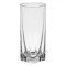Pahar Sticla Elegant, Fund Patrat, Transparent, Capacitate 480ml