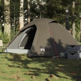 Gossi cort de camping cupola pentru 4 persoane, maro, impermeabil