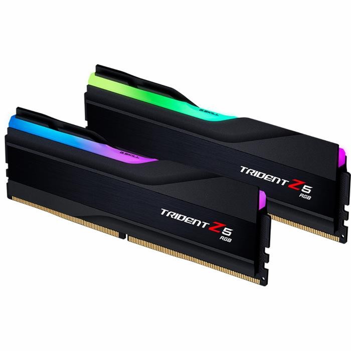 Memorie DDR G.Skill - gaming &quot;Trident Z5 RGB&quot; DDR5 32GB frecventa 6000 Mhz, 16GB x 2 module, radiator,iluminare, latenta CL40, &quot;F5-6000J4040F16GX2-TZ5