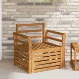 vidaXL Set Canapele Exterior Lemn Masiv Acacia Natural Rezistent Intemperii 75.5x63x73cm