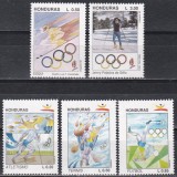 Honduras 1992 - Jocurile Olimpice - Albertville si Barcelona, 2 Serii, MNH, Nestampilat
