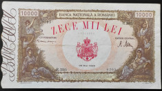 Bancnota istorica 10000 LEI - ROMANIA, anul 1946 MAI *cod 96 =excelenta! foto