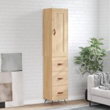 vidaXL Dulap &icirc;nalt, stejar sonoma, 34,5x34x180 cm, lemn prelucrat