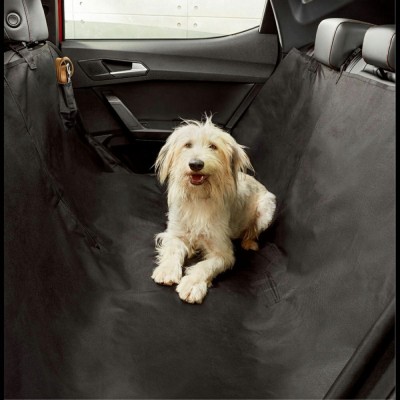 Husa Auto pentru transport Caine sau Pisica, 142 x 142 cm, culoare neagra foto