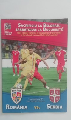 QW13 - Program la meciul - Romania - Serbia - 14 Octombrie 2018 foto