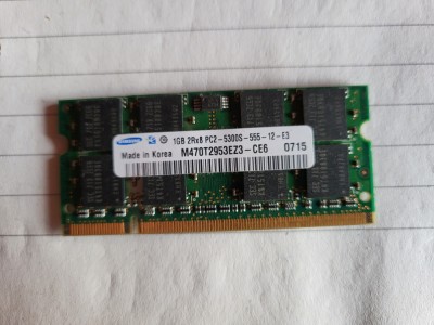 ram laptop 1 Gb - DDr2 - model SAMSUNG foto