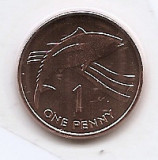 Sf. Helena &amp; Ascension 1 Penny 2003 - Elizabeth II, 20.28 mm KM-13a UNC !!!, Africa, Cupru (arama)