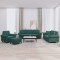 vidaXL Set canapea cu perne, 4 piese, verde &icirc;nchis, catifea 3202202