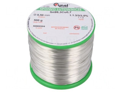 S&amp;acirc;rmă de lipit fără plumb 500g 500um bobină foto